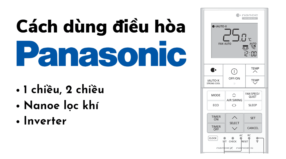 Hướng Dẫn Sử Dụng Máy Lạnh Panasonic