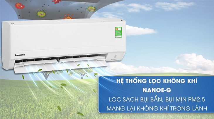 máy lạnh Panasonic loại bỏ vi khuẩn, lọc bụi tối ưu máy lạnh Panasonic loại bỏ vi khuẩn, lọc bụi tối ưu