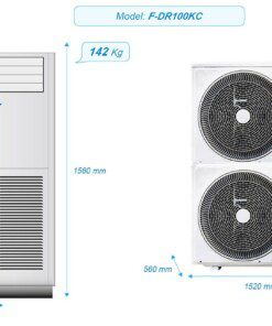 Điều hòa tủ đứng Dairry F-DR100KC - hình số 2