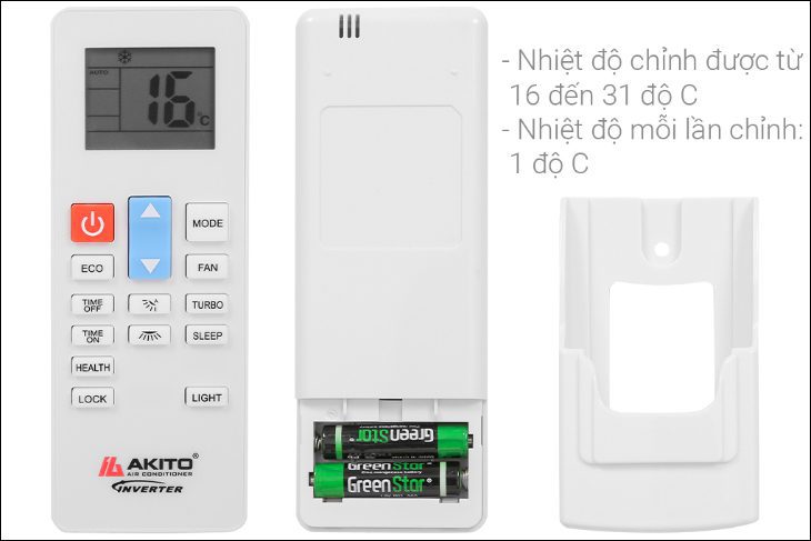Lưu ý khi sử dụng điều khiển điều hoà Akito
