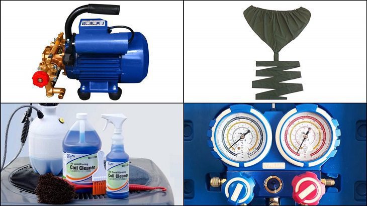 Các dụng cụ vệ sinh máy lạnh Electrolux