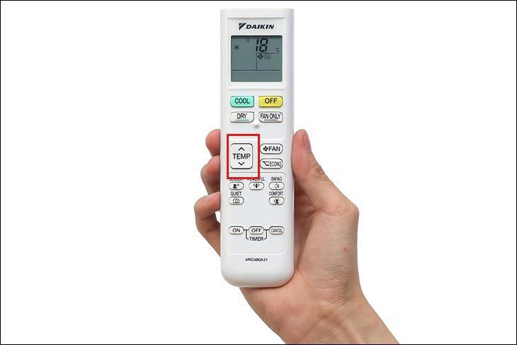 cách dùng điều khiển điều hoà daikin