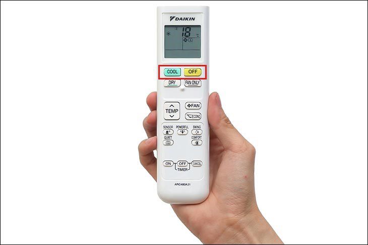 cách mở điều hoà daikin