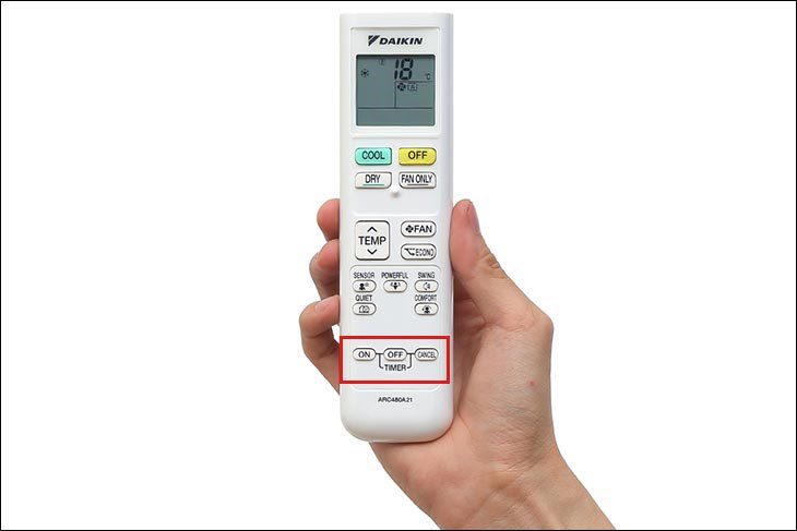 cách tắt hẹn giờ điều hoà đaikin