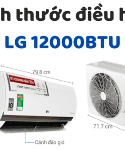 Kích Thước điều Hòa Lg 12000btu