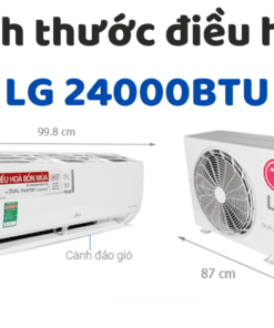 Kích Thước điều Hòa Lg 24000btu