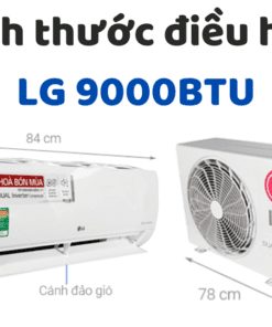 Kích Thước điều Hòa Lg 9000btu