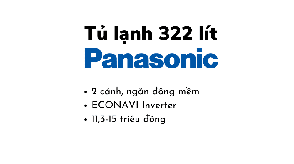 Tủ Lạnh Panasonic 322 Lít