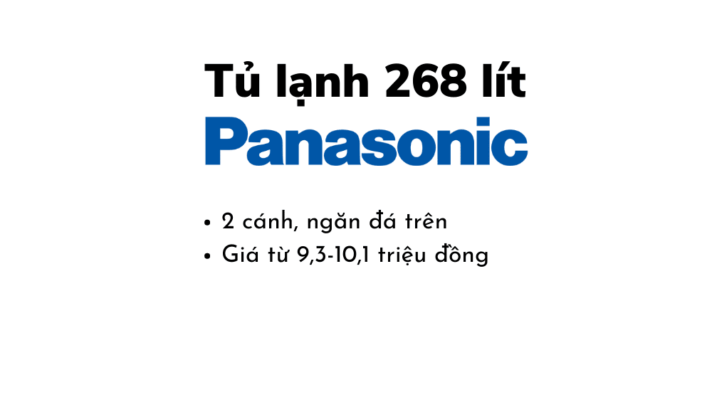 Tủ Lạnh Panasonic 268l