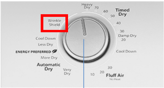 Cách Dùng Chế độ Sấy Chống Nhăn