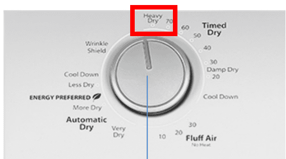 Cách Dùng Chế độ Sấy đồ Dày