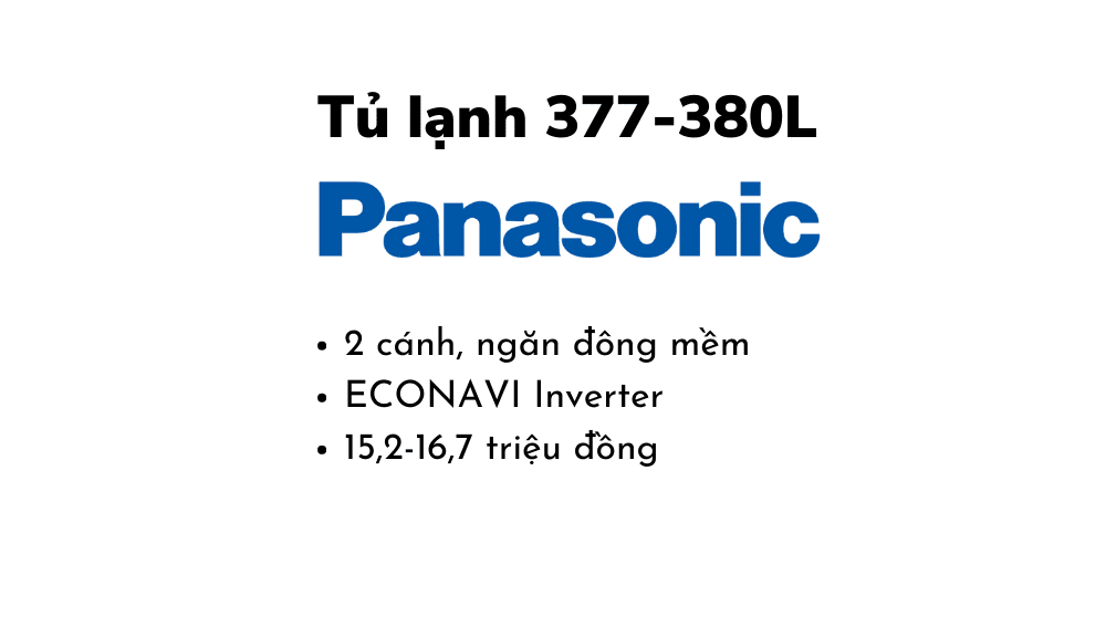 Tủ Lạnh Panasonic 377 380 Lít
