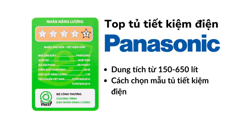 Tủ Lạnh Panasonic Tiết Kiệm điên