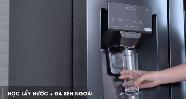 Tủ lạnh lấy đá ngoài là gì? Ưu nhược điểm của tủ lạnh lấy đá ngoài