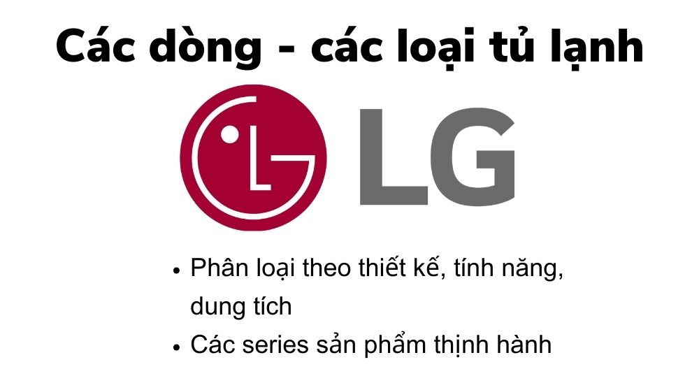 Các loại tủ lạnh LG