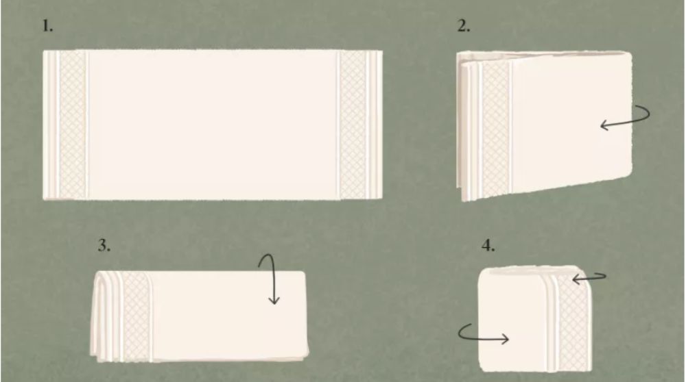 Cách Gấp Khăn Tắm khách sạn