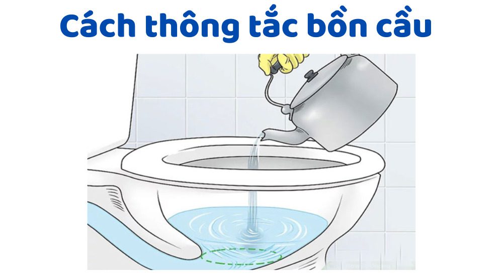 Cách Thông Tắc Bồn Cầu