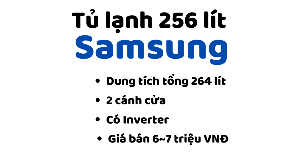 Tủ Lạnh Samsung 256 Lít