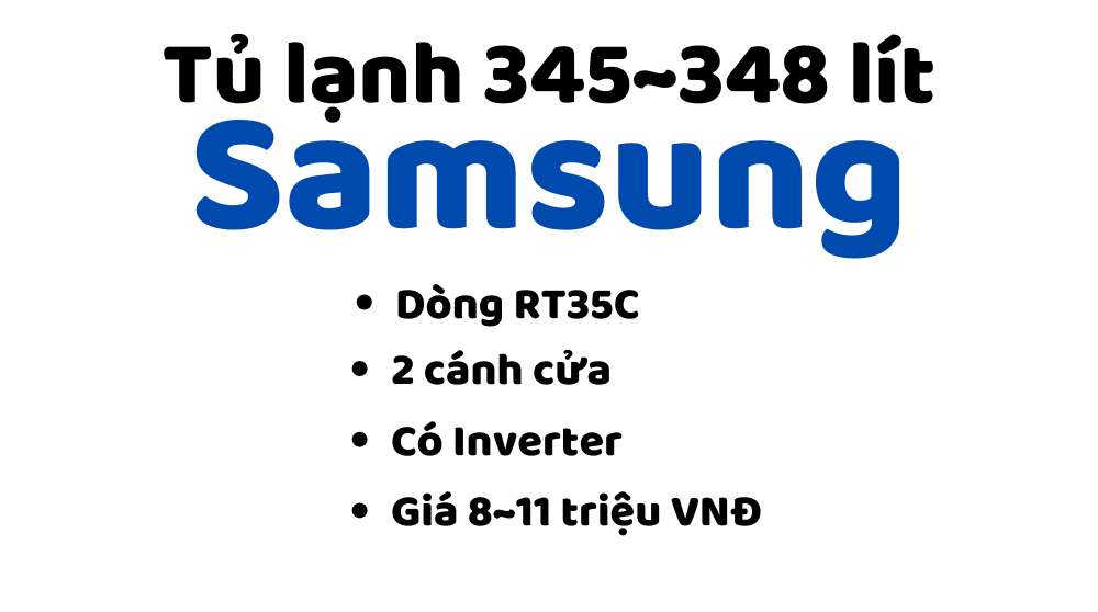 Tủ Lạnh Samsung 345~348 Lít