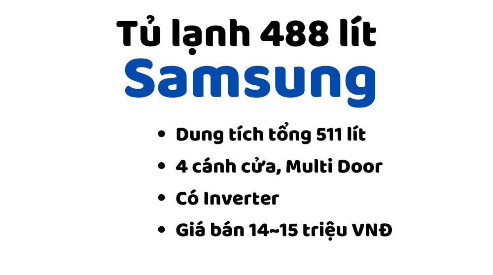 Tủ Lạnh Samsung 488 Lít