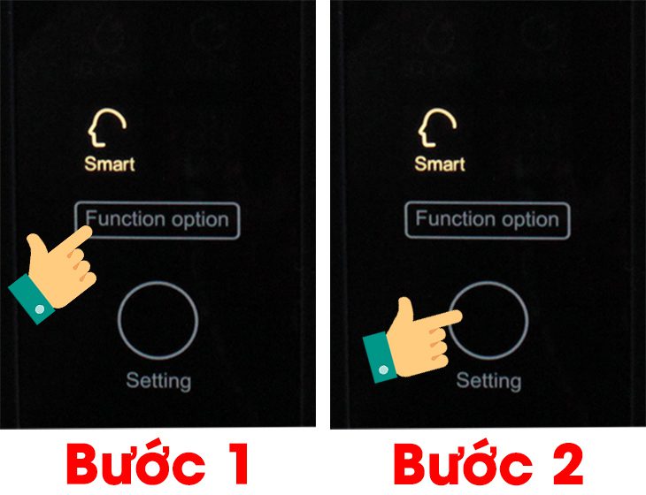 Bật Chức Năng Thông Minh tủ lạnh Aqua Inverter