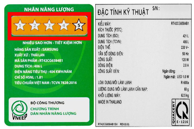 Cách Xem Nhãn Năng Lượng