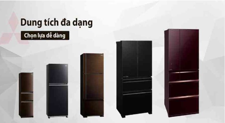 các mẫu tủ lạnh Mitsubishi