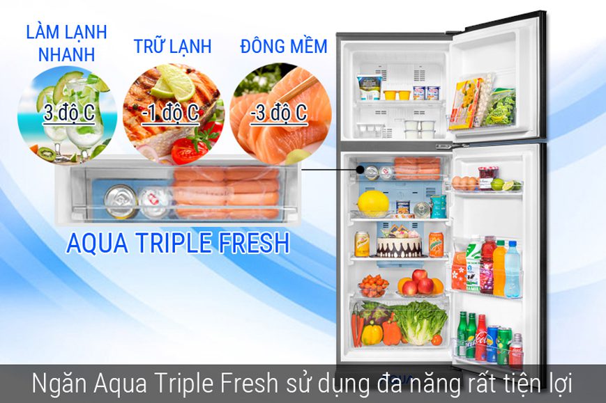 Ngăn đông mềm Triple Fresh