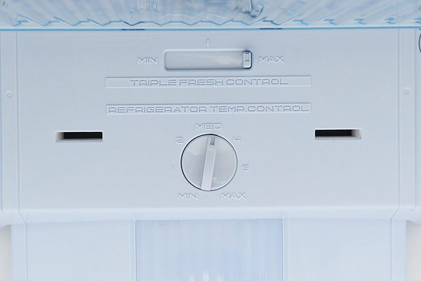 bật chế độ động mềm của ngăn Triple Fresh