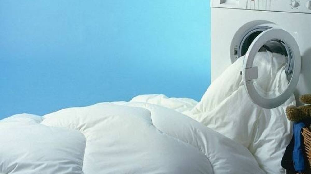 Cách giặt chăn bông bằng máy giặt