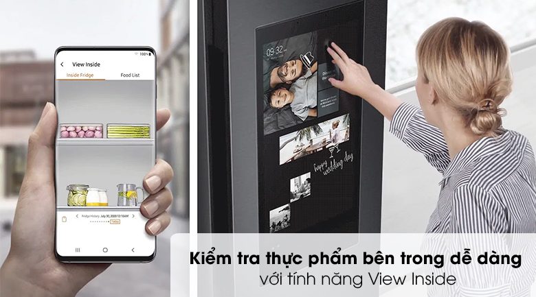 Tủ lạnh có màn hình cảm ứng