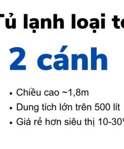 tủ lạnh to 2 cánh - loại lớn