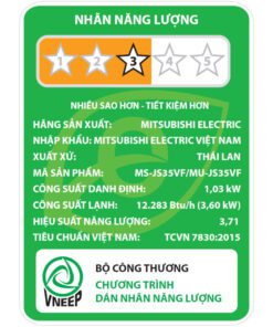 Điều hòa Mitsubishi MS/MU-JS35VF - hình số 5
