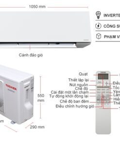 Điều hòa Toshiba RAS-H24E2KCVG-V - hình số 2