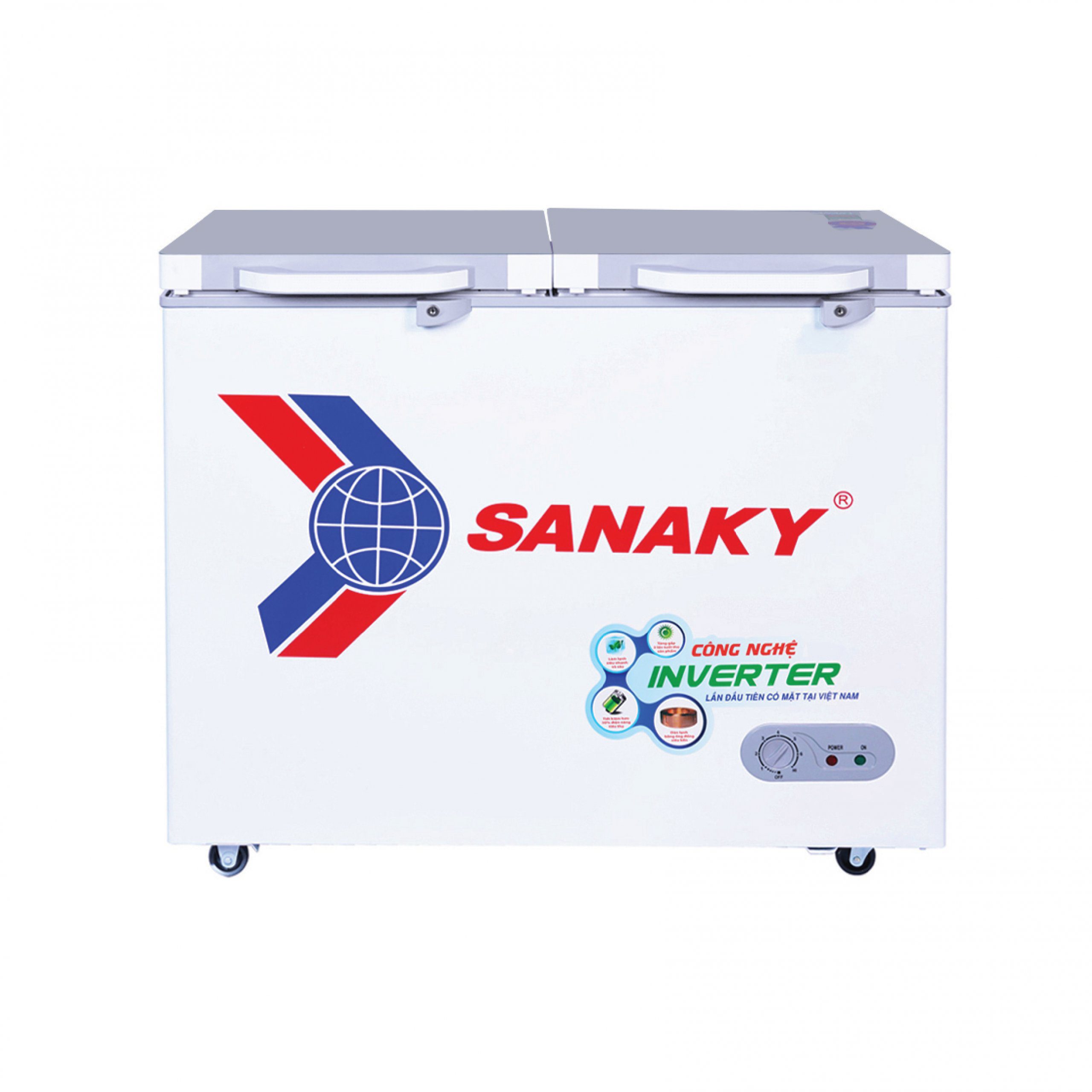 Tủ đông Sanaky VH-2899A4K | 235L 1 ngăn 2 cánh inverter