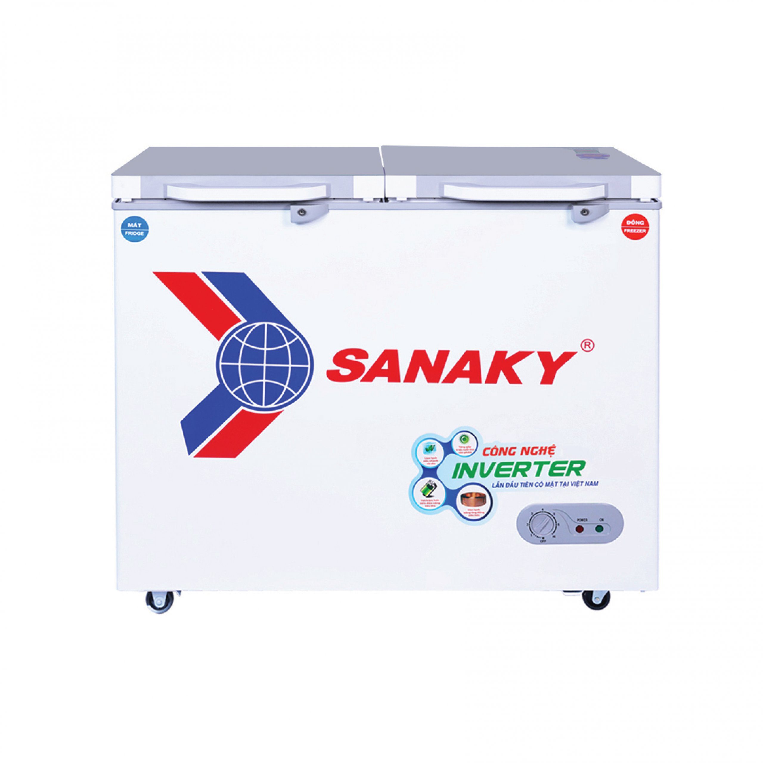 Tủ đông Sanaky VH-2899W4K | 220L 1 ngăn 2 cánh inverter