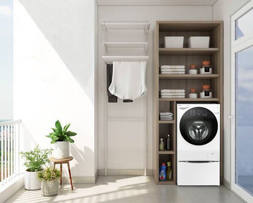 5 mẹo hay giúp bạn bố trí phòng giặt cho nhà phố thêm tiện nghi