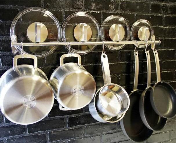 15  Mẫu giá treo xoong nồi trên tường đẹp nhất 2022-Eurogold