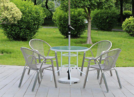 5 vật liệu phổ biến giúp thiết kế bàn ghế ngoài trời bền đẹp