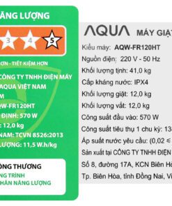 Máy giặt Aqua AQW-FR120HT.BK - hình số 6