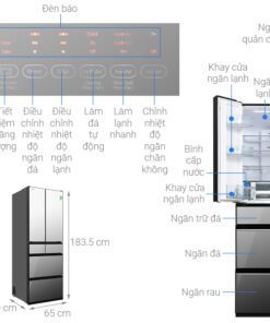 Tủ lạnh Hitachi R-HW540RV (X) - hình số 2