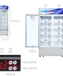 Tủ mát Alaska SL-12CI - hình số 2