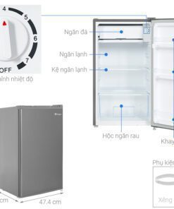 Tủ lạnh Casper RO-95PG - hình số 2