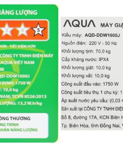 Máy giặt Aqua AQD-DDW1000J BK - hình số 9
