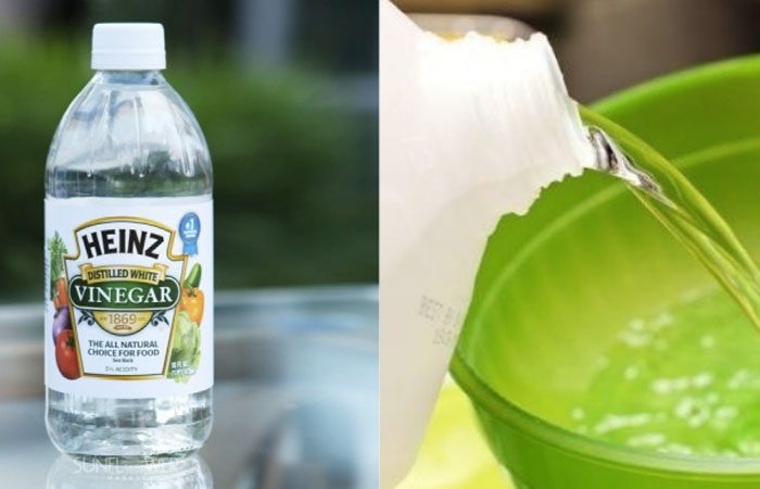 Cách tẩy vết cỏ bằng giấm