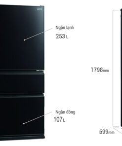 Tủ lạnh Mitsubishi MR-CGX56EP-GBK-V - hình số 2