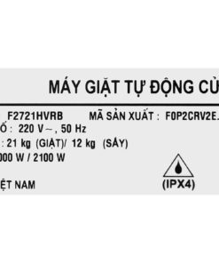 Máy giặt sấy LG F2721HVRB - hình số 8