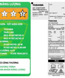Điều hòa Toshiba RAS-H10Z1KCVG-V - hình số 5