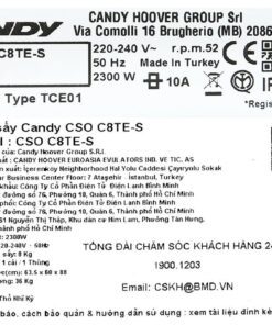 Máy sấy quần áo Candy CSO C8TE-S - hình số 11