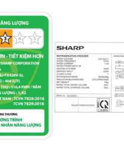 Tủ lạnh Sharp SJ-FX420V-SL - hình số 3